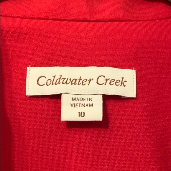 Coldwater Creek Red Blazer- 10 - Picture 2 of 5